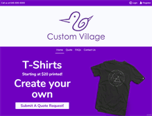 Tablet Screenshot of customvillagedesign.com